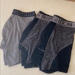 3 Pair of Fruit of the Loom Boxer Briefs New M